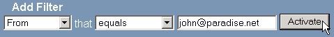 Adding a spam filter