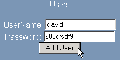 Creating a mySQL user