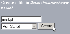 Creating a new file