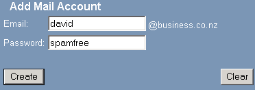 Adding an email account