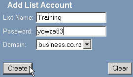 Add a mailing list